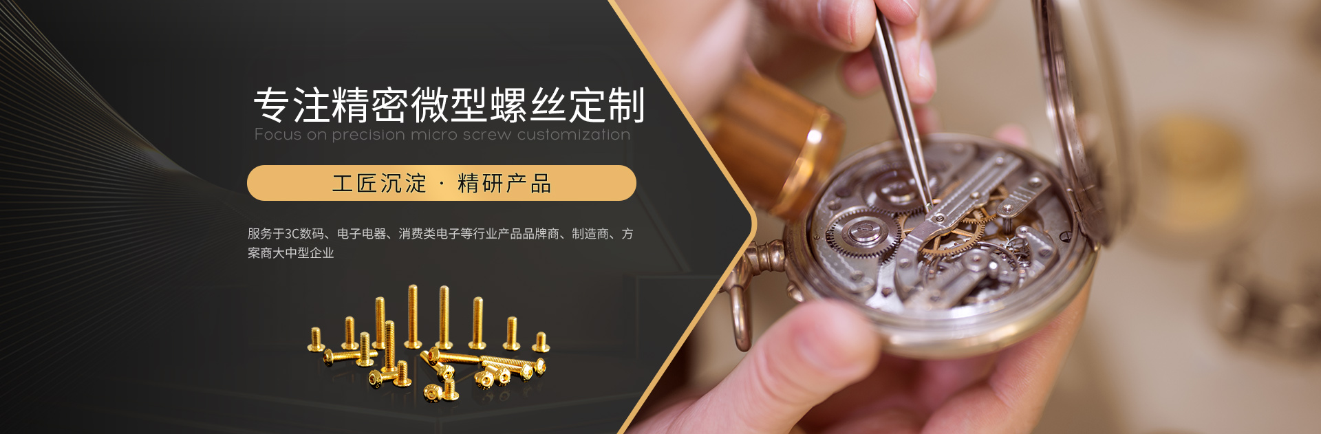 專(zhuān)注精密微型螺絲定制